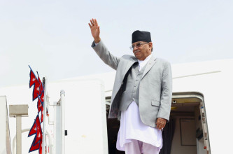 प्रधानमन्त्री पुष्पकमल दाहाल स्वदेश फिर्ता